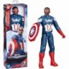 CAPTAIN AMERICA NEW WORLD TITAN HERO CAPITAN AMERICA F9276 HASBRO